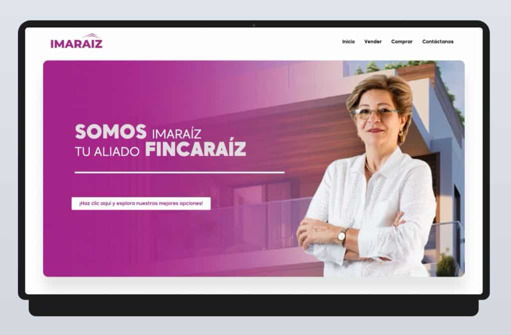 mockup website imaraiz - aliados de fincaraiz