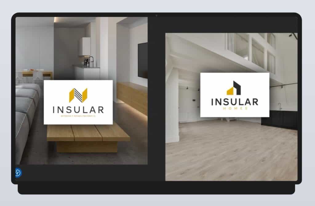 mockup webiste grupo insular alianza con estudio alfa